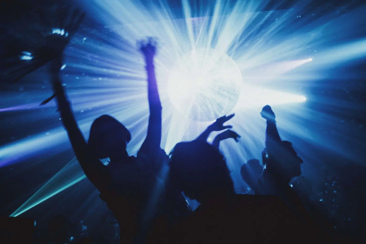 Guests dancing inside Klymax Discotheque